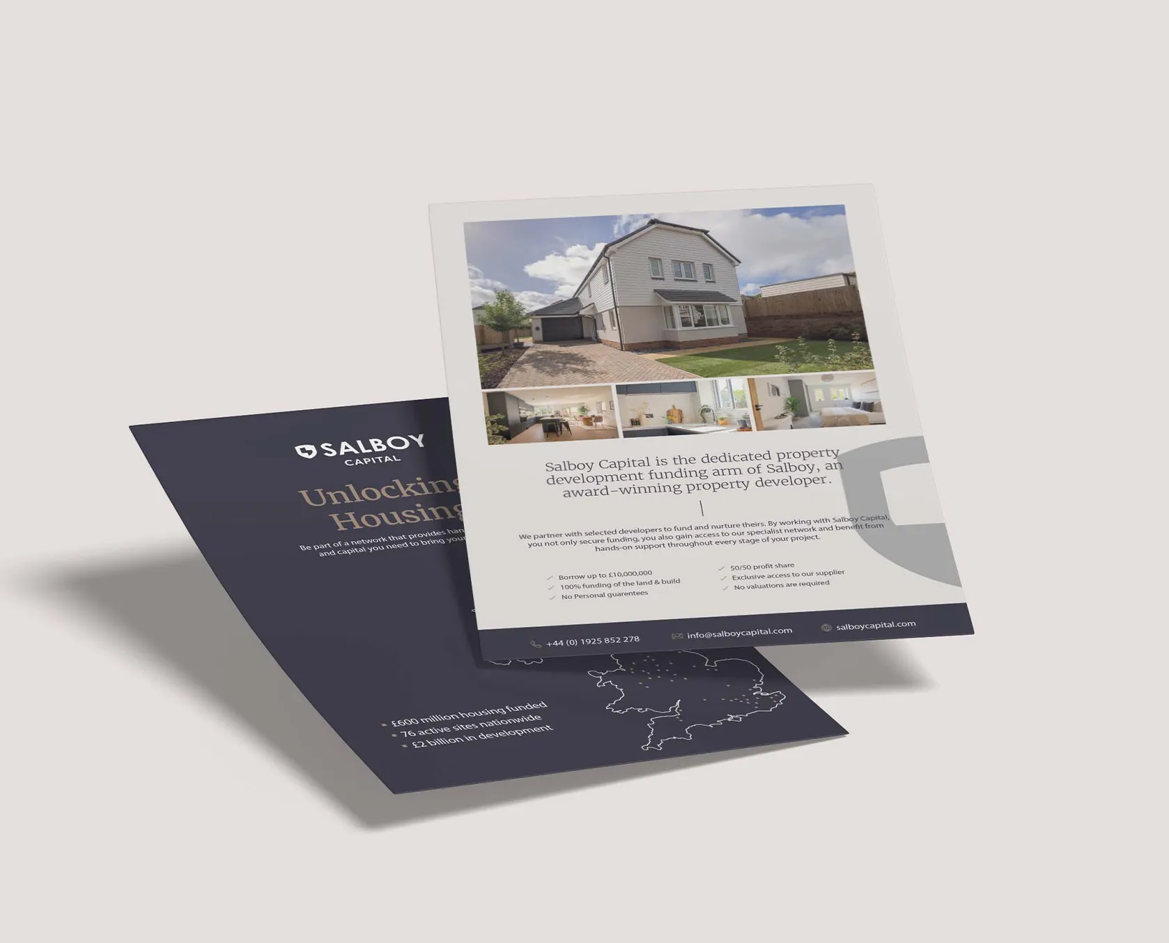 Salboy capital flyer design mockup