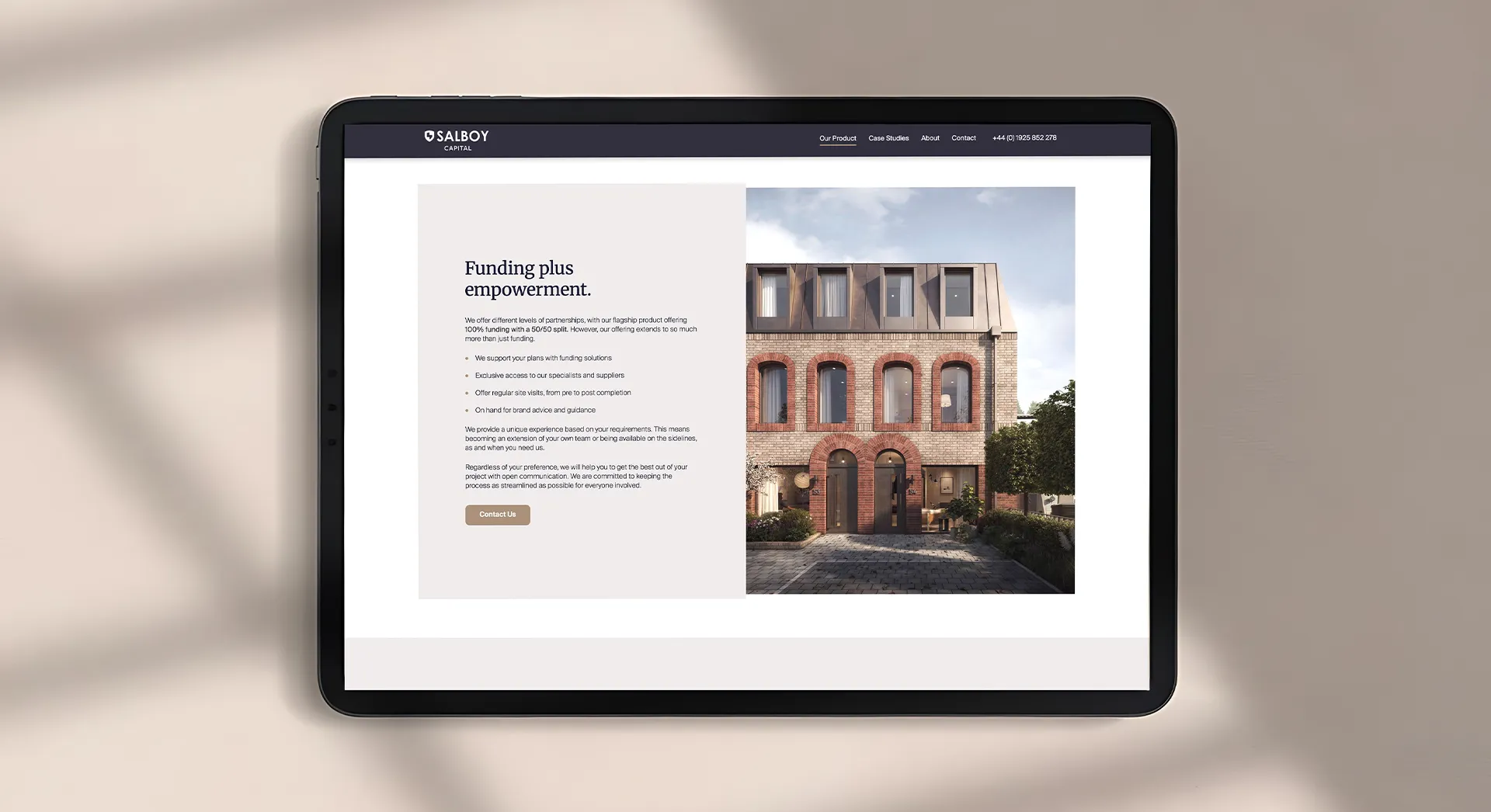 salboy capital website example