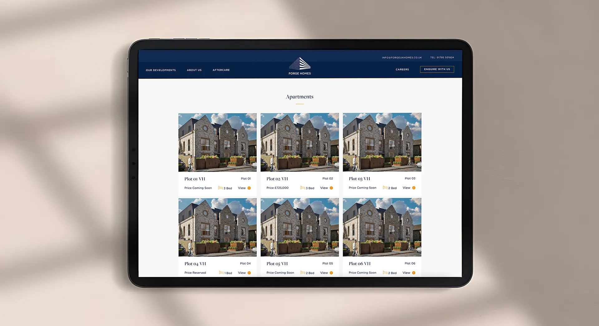 Forge uk homes plot listings