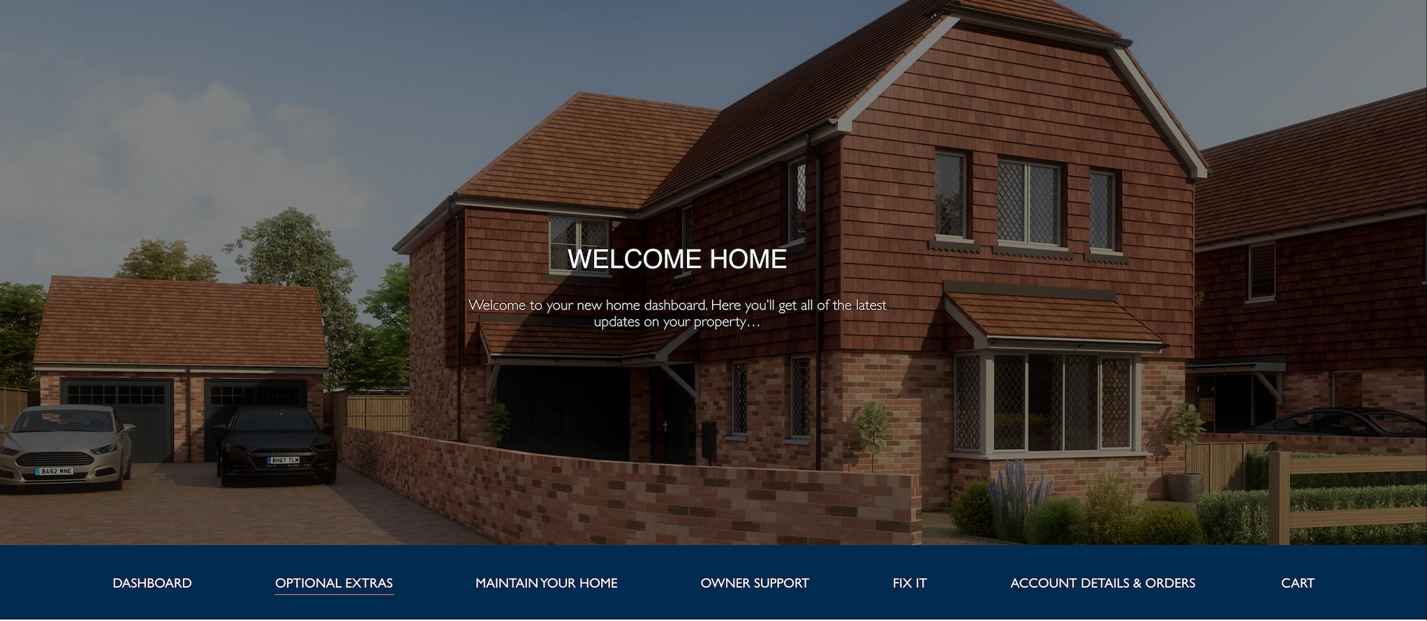 screen grab of home buyer portal