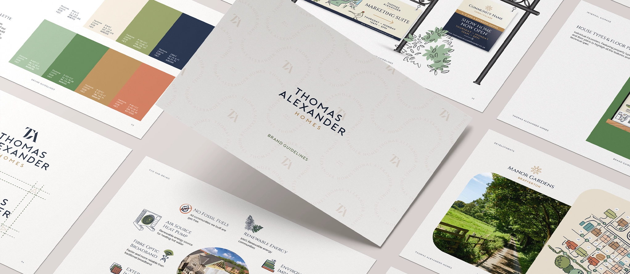 Thomas alexander branding mockup